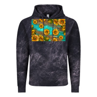 Cloud Black western sunflowers skinny metal can holder Vintage Hoodie - HRA Design Shop