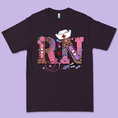 Premium Tee valentines day rn registered nurse