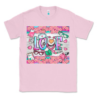 Bubblegum Pink watercolor love nurse tumbler Classic Tee - BundleAndBundleShop