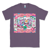 Lavender watercolor love nurse tumbler Classic Tee - BundleAndBundleShop