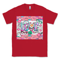 Watercolor Love Nurse Tumbler Classic Tee | Teevron