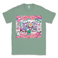 Sage watercolor love nurse tumbler Classic Tee - BundleAndBundleShop