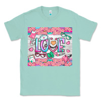 Seafoam watercolor love nurse tumbler Classic Tee - BundleAndBundleShop