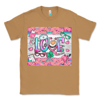 Toasted Coconut watercolor love nurse tumbler Classic Tee - BundleAndBundleShop
