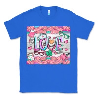 True Royal watercolor love nurse tumbler Classic Tee - BundleAndBundleShop