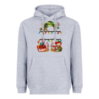 Heather Grey customize christmas elf Heavyweight Hoodie - MaliasSmallBusiness