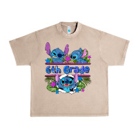 French Oak preview flower stitch 6 th grade Urban Heavy Tee - AdoDesignShop