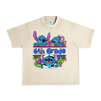 Sandshell preview flower stitch 6 th grade Urban Heavy Tee - AdoDesignShop