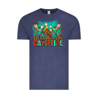 Vintage Denim life is better by the campfire Vintage Tee - AdoDesignShop