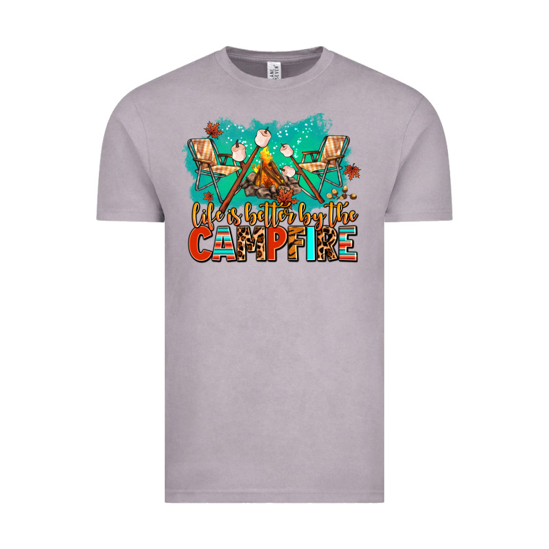Life Is Better By The Campfire Vintage Tee by AdoDesignShop | Teevron