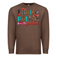 Chestnut nail polish junkie bbs Premium Sweatshirt - BundleAndBundleShop