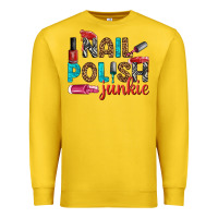 Lemon nail polish junkie bbs Premium Sweatshirt - BundleAndBundleShop