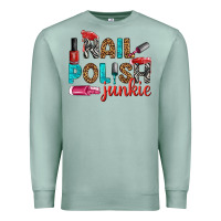 Seafoam nail polish junkie bbs Premium Sweatshirt - BundleAndBundleShop