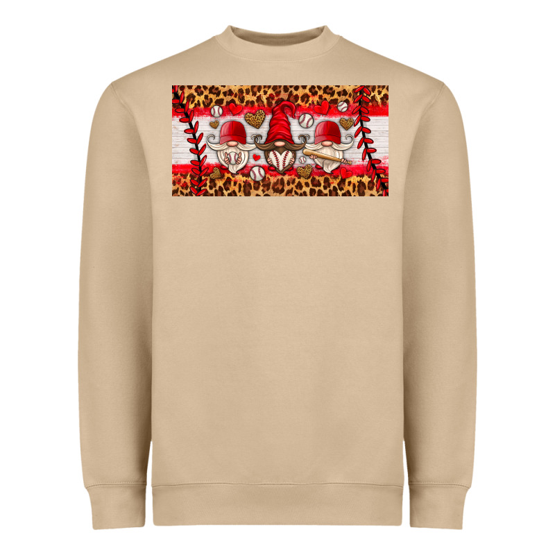Baseball Gnome License Plate Heavyweight Sweatshirt by HRA Design Shop | Teevron