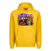 Lemon Halloween tractor Premium Hoodie - RanaPortraitStore