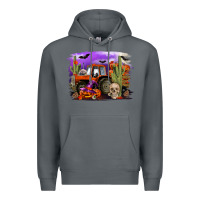 Rock Halloween tractor Premium Hoodie - RanaPortraitStore