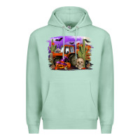 Seafoam Halloween tractor Premium Hoodie - RanaPortraitStore