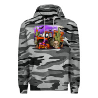 Slate Camo Halloween tractor Premium Hoodie - RanaPortraitStore