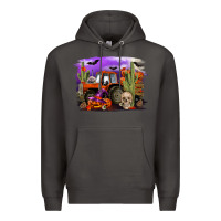 Smoke Halloween tractor Premium Hoodie - RanaPortraitStore