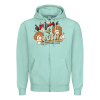 Seafoam mama of both Zipper Hoodie - MaliasSmallBusiness