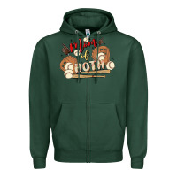 Sports Green mama of both Zipper Hoodie - MaliasSmallBusiness