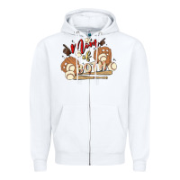 White mama of both Zipper Hoodie - MaliasSmallBusiness
