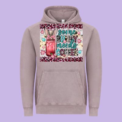 Some Bunny Needs Coffee 20oz Tumbler Vintage Hoodie Designed By Neo Western