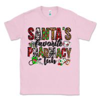 Bubblegum Pink santa's favorite pharmacy tech Classic Tee - Jasminsmagicworld