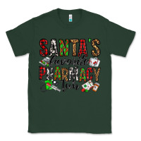 Sports Green santa's favorite pharmacy tech Classic Tee - Jasminsmagicworld