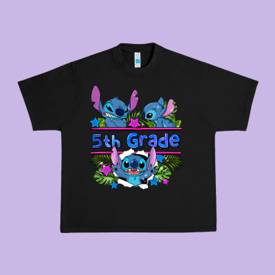 Preview Flower Stitch 5th Grade Urban Heavy Tee Designed By Adodesignshop