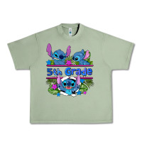 Oil Green preview flower stitch 5th grade Urban Heavy Tee - AdoDesignShop