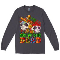 Smoke mexican day of the dead Long Sleeve Tee - AdoDesignShop