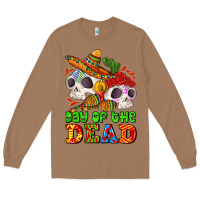 Toasted Coconut mexican day of the dead Long Sleeve Tee - AdoDesignShop