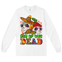 White mexican day of the dead Long Sleeve Tee - AdoDesignShop