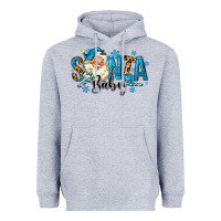 Heather Grey Santa Baby Christmas Heavyweight Hoodie - MaliasSmallBusiness