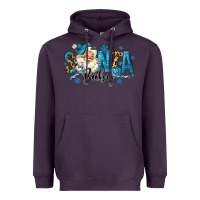 Plum Santa Baby Christmas Heavyweight Hoodie - MaliasSmallBusiness