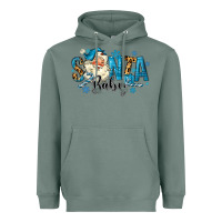 Sage Santa Baby Christmas Heavyweight Hoodie - MaliasSmallBusiness