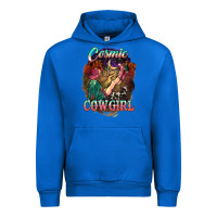 Cobalt Cosmic Cowgirl Urban Hoodie - HowdyJamesFarm