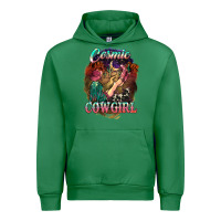 Emerald Cosmic Cowgirl Urban Hoodie - HowdyJamesFarm