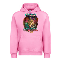 Fuchsia Pink Cosmic Cowgirl Urban Hoodie - HowdyJamesFarm