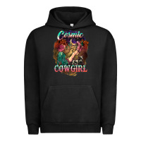 Pigment Black Cosmic Cowgirl Urban Hoodie - HowdyJamesFarm