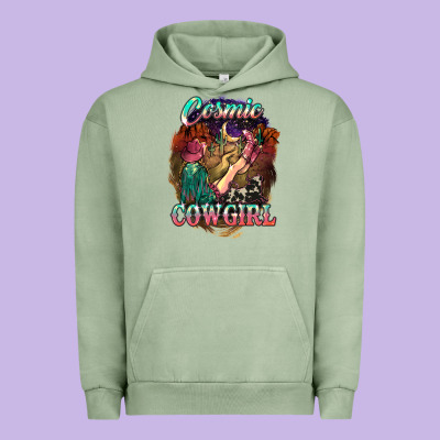 Cosmic Cowgirl Urban Hoodie Designed By Howdyjamesfarm