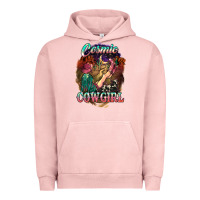 Pigment Salmon Cosmic Cowgirl Urban Hoodie - HowdyJamesFarm