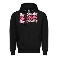 Black girl power Zipper Hoodie - MaliasSmallBusiness