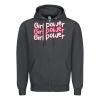 Smoke girl power Zipper Hoodie - MaliasSmallBusiness