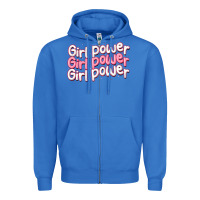 True Royal girl power Zipper Hoodie - MaliasSmallBusiness