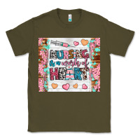 Army Green nursing is a work of heart tumbler Classic Tee - BundleAndBundleShop