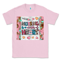Bubblegum Pink nursing is a work of heart tumbler Classic Tee - BundleAndBundleShop
