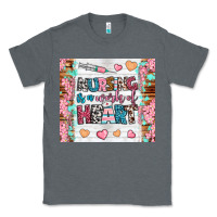 Charcoal Heather nursing is a work of heart tumbler Classic Tee - BundleAndBundleShop