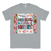 Heather Grey nursing is a work of heart tumbler Classic Tee - BundleAndBundleShop
